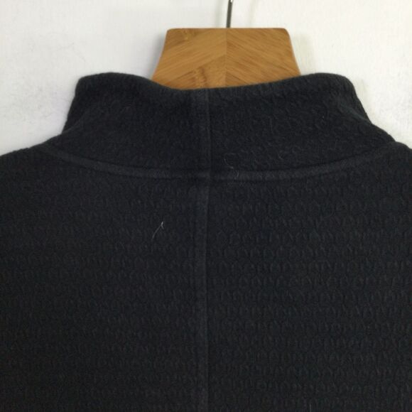 Eileen Fisher Women's High-Collar Jacket Full Zip Cotton Black Size XS - Picture 8 of 13